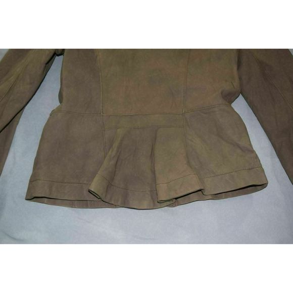 Anthro Burning Torch Leather Jacket sz M Blazer - Picture 8 of 12